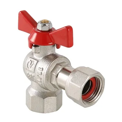 Кран шаровый Valtec угловой с накидной гайкой 3/4" вв (48/12)