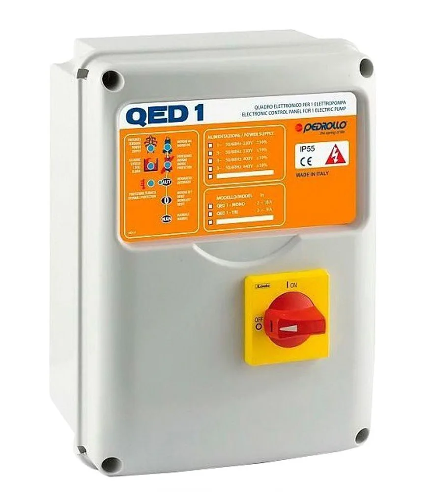 Автоматика QED 1 - TRI/1 Pedrollo