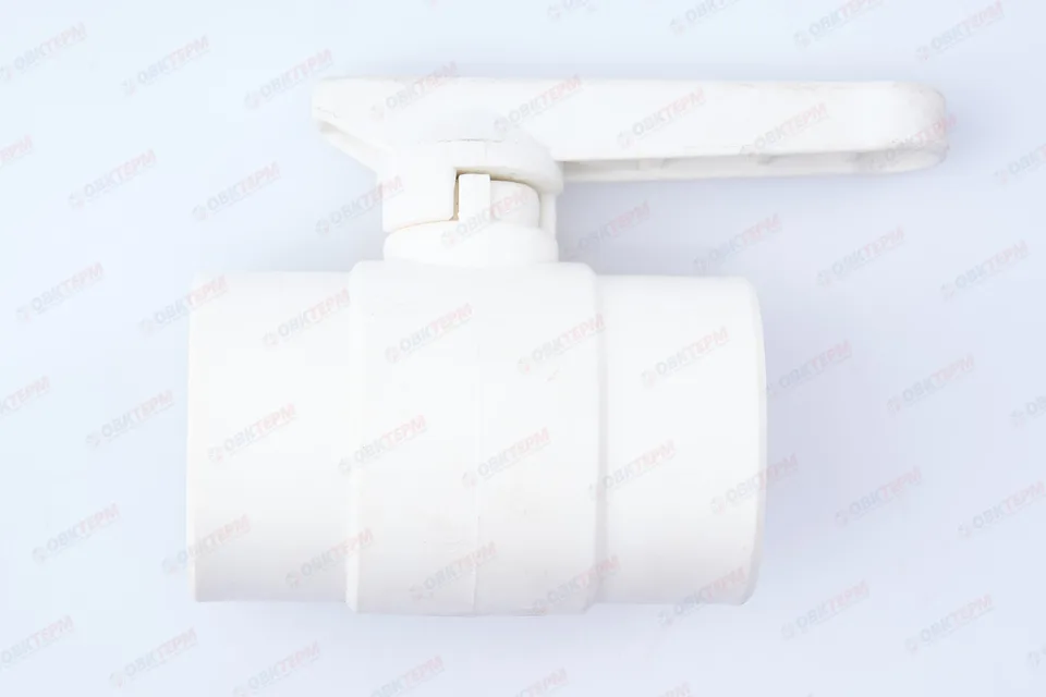 Кран 40 ТIМ (стальной шар) PP-R БЕЛЫЙ (5)