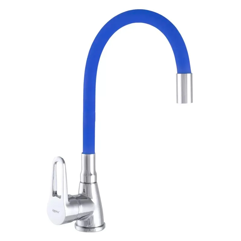 Смеситель д/кухни REFLECTOR ZERIX SOP7 045 Ø40 BLUE ГАЙКА (10 шт/ящ)
