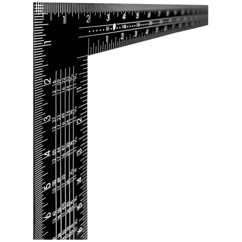 Угольник столярный, цельнометаллический, 600мм VERTEX (9шт)  3041-600