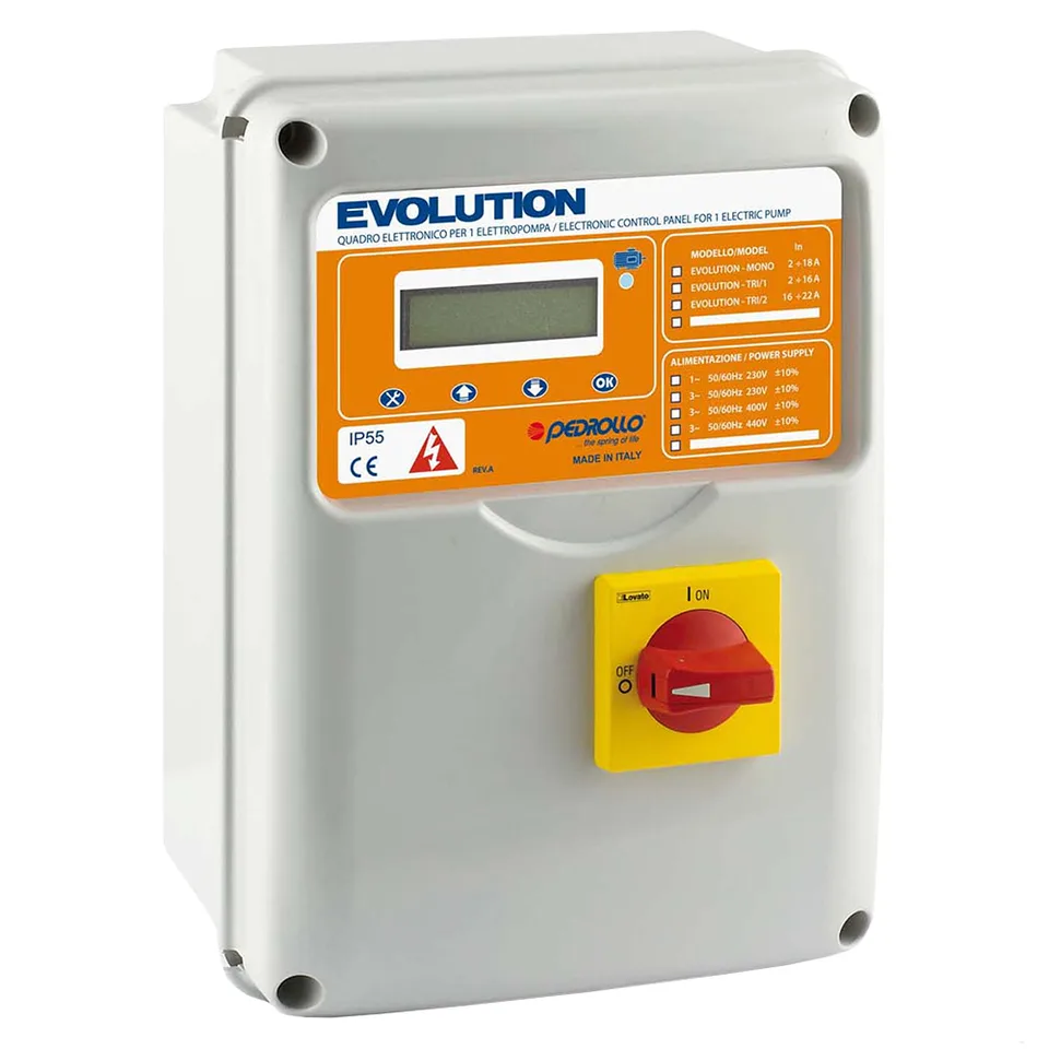 Автоматика EVOLUTION TRI/1 Pedrollo 3ф до 3 кВт