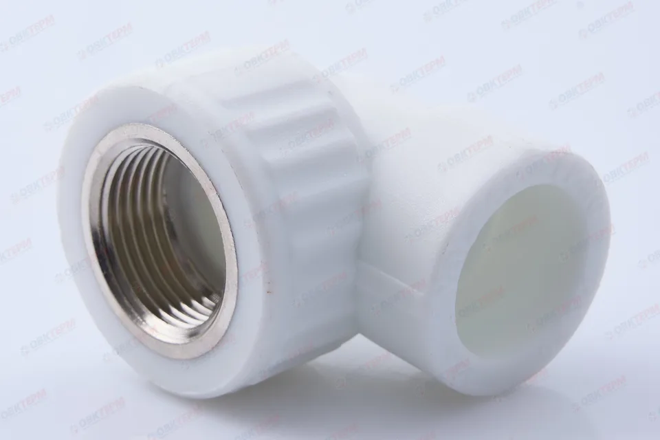 Угол с МРВ  25 * 3/4"      (VALFEX)  белый  (80/20)