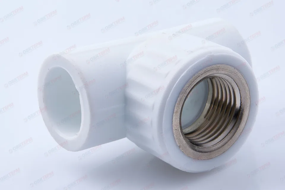 Тройник с МРВ  20 * 1/2"      (VALFEX)  белый  (100/25)