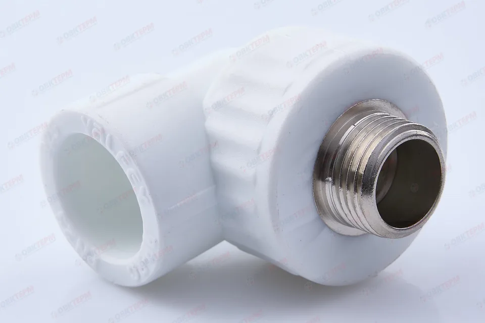 Угол с МРН  25 * 1/2"      (VALFEX)  белый  (90/15)