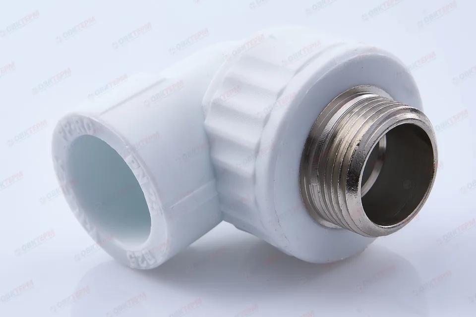 Угол с МРН  25 * 3/4"      (VALFEX)  белый  (75/15)