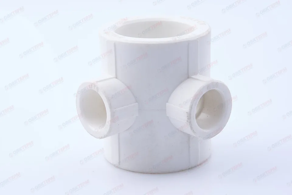Крестовина двух плоск-я 40*20*20*40 (VALFEX) белый (60/15)