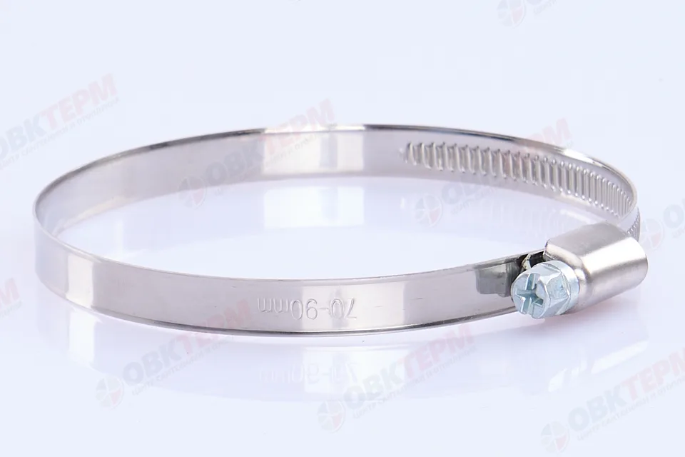 Хомут 70-90 3 1/2" (под отвёртку) (25 шт)