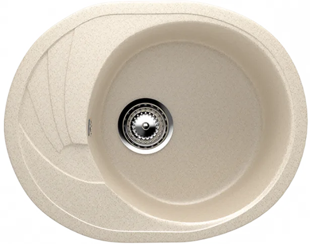 Мойка овальная Ulgran U - 403 - 328 (бежевый) 570*465мм
