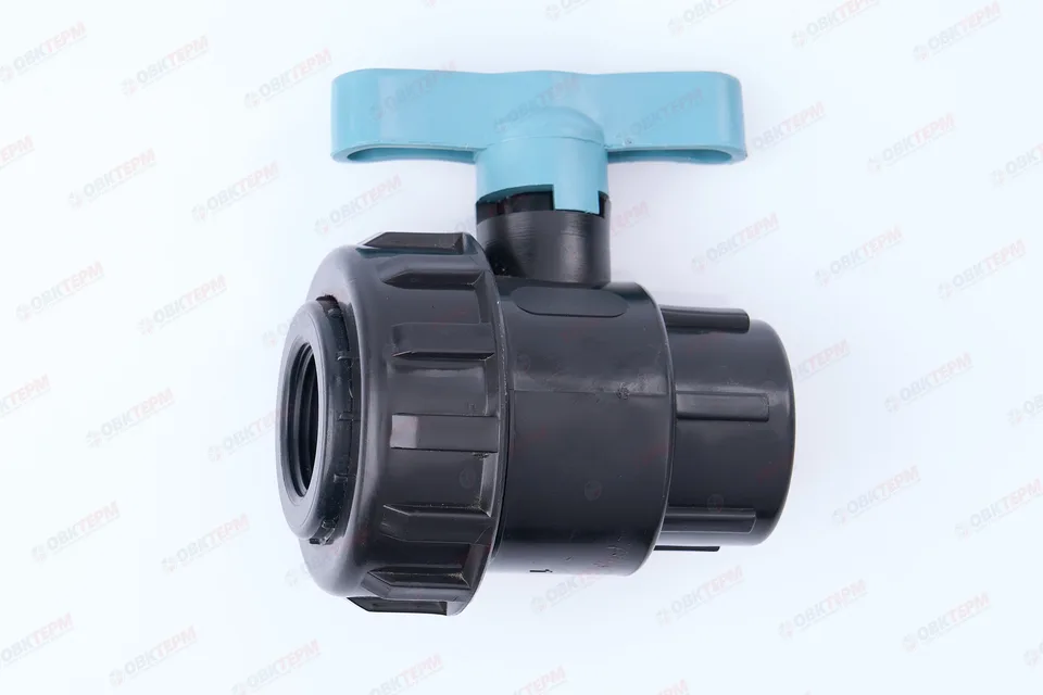 Кран шаровый   1"в * 3/4"в   (разборные)     ПНД  ИТАЛ   (120/10шт)