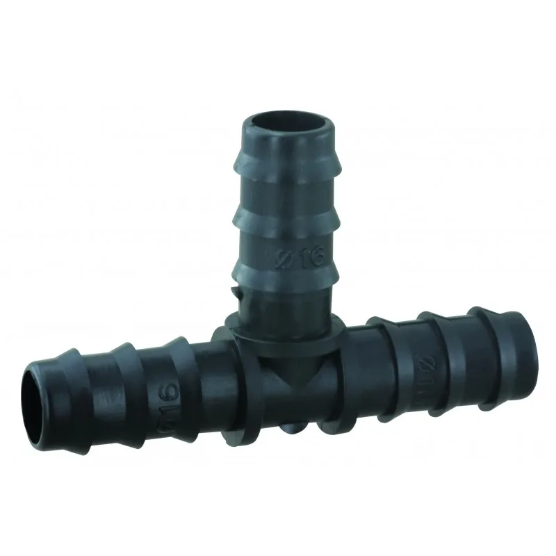 Тройник для многолетней трубки 16мм   7212   (TC - 0116)    Aquapulse (500/100шт)