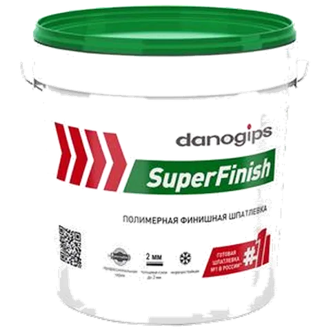 DANOGIPS шпатлевка гот. финишная SuperFinish (3 л) (5кг)