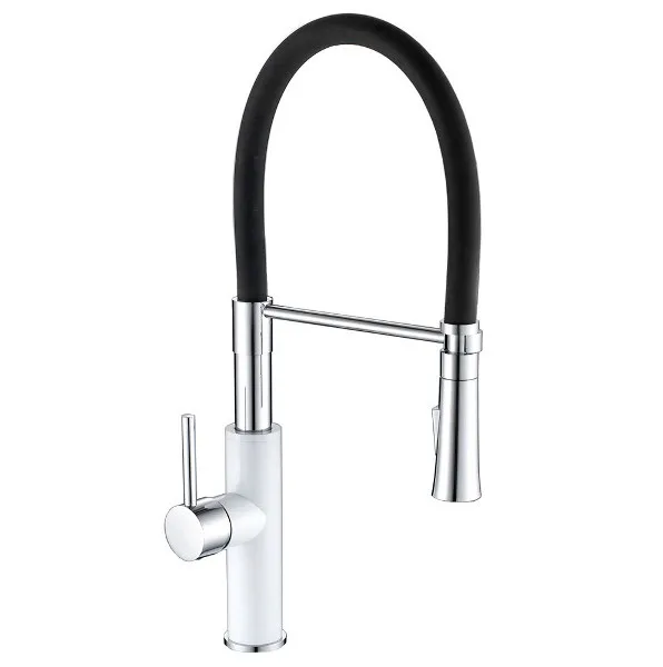 Смеситель д/кухни REFLECTOR ZERIX ELITE-011 W+B (LR4097W-2) Ø35  (10 шт/ящ)