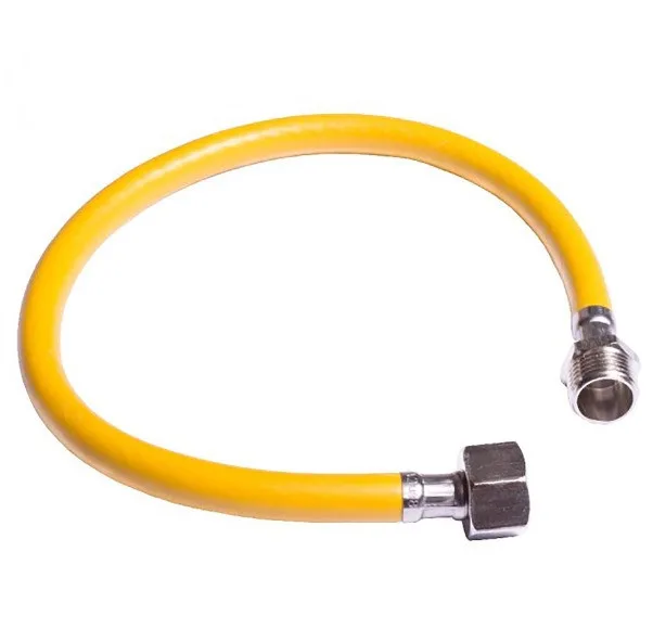 Шланг ЖЕЛТЫЙ газовый   1/2  ГШ  200 см        TIM      (1шт/50ящ)