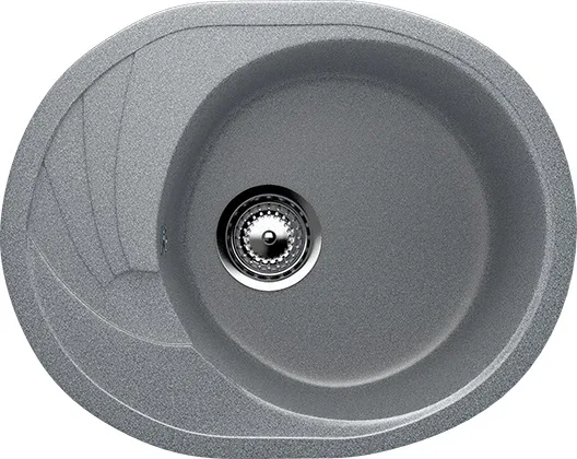 Мойка овальная Ulgran U - 403 - 309 (темно-серый) 570*465мм