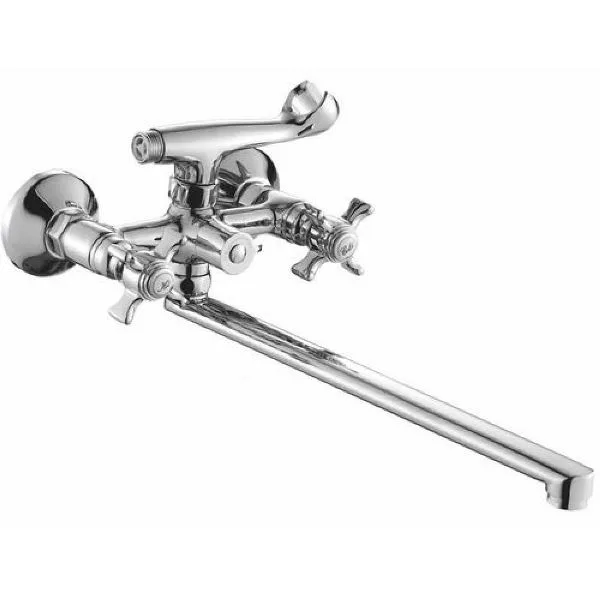 Смеситель д/ванны буксовый MIXXUS ZEUS 140 EURO РЕЗИНА (10шт/ящ)