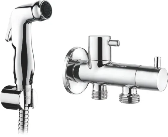 Смеситель с гигиеническим душем ZERIX BIDET-002 Ø35  (10 шт/ящ)