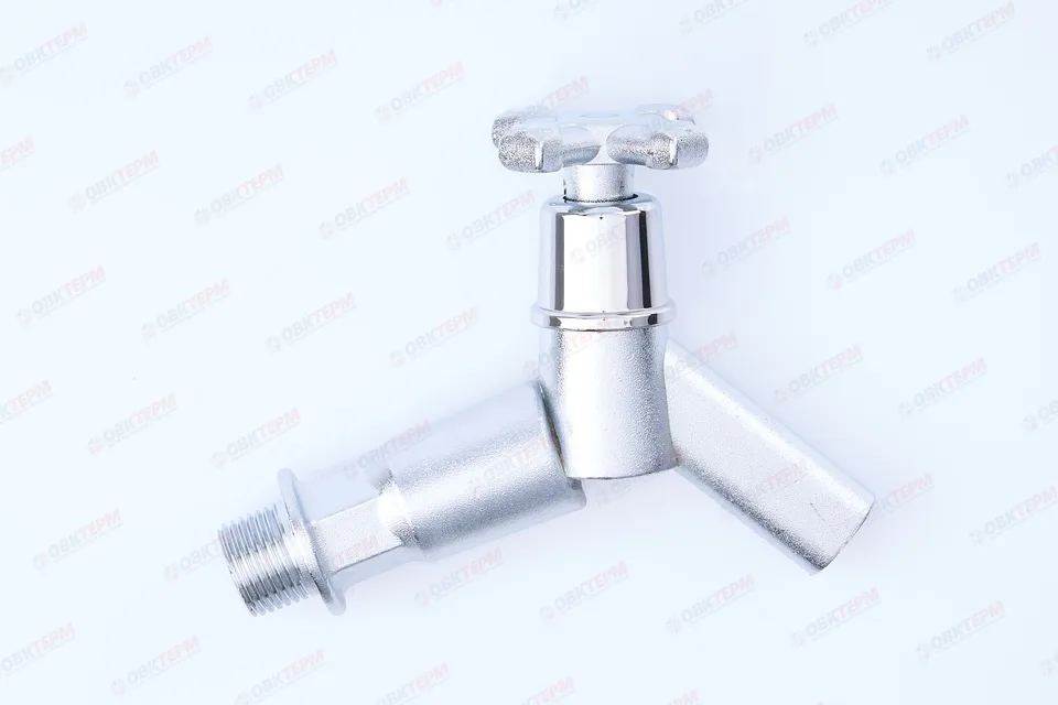 Кран водоразборный ZERIX JIK22 102-A со стены, буксовый (40 шт/ящ)