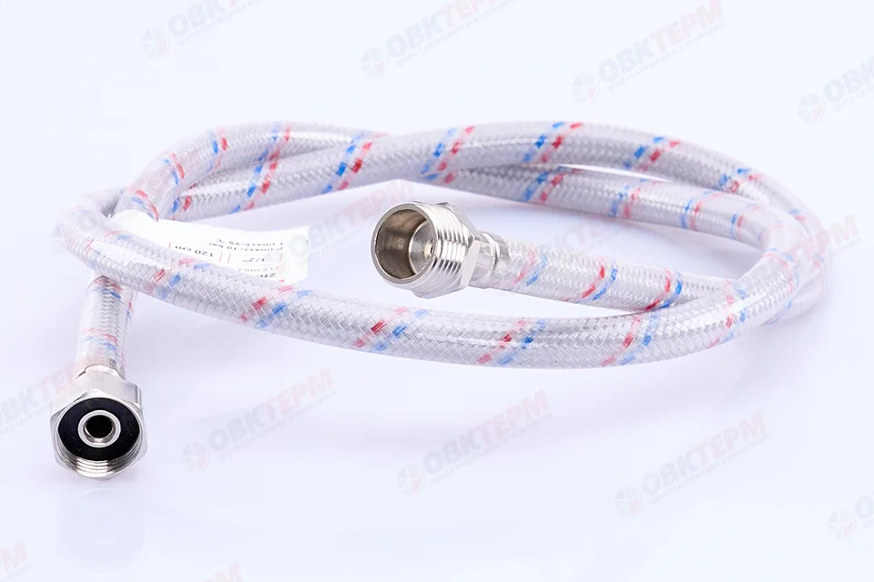 Шланг 1/2"х1/2" ВН, в силикон.обмотке 120 см ZERIX (100шт/ящ)