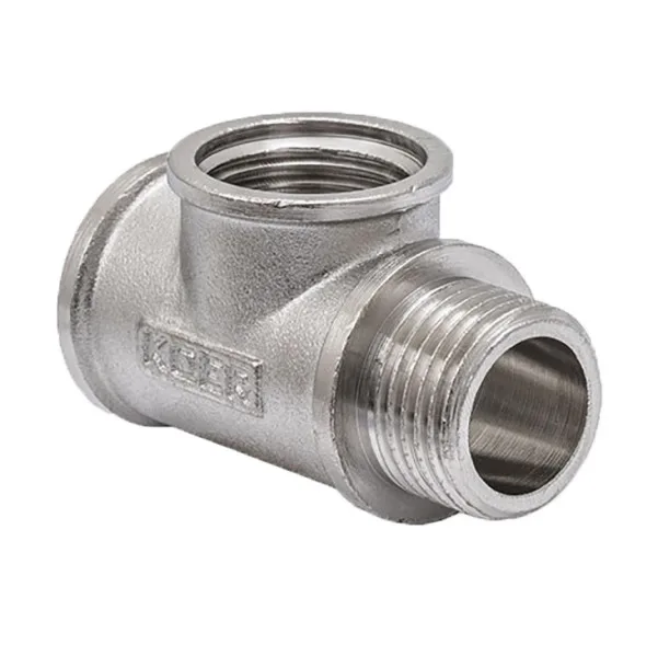 Тройник      1/2" ввн  никель  KOER
