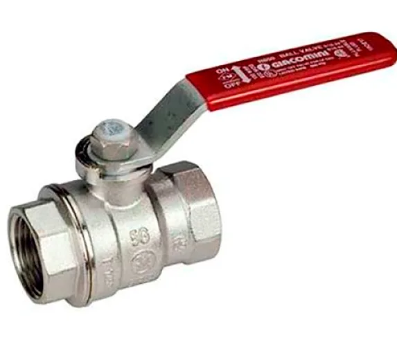 Кран шаровый  GIACOMINI      1/2" ВВ  ручка          (100/10 шт)