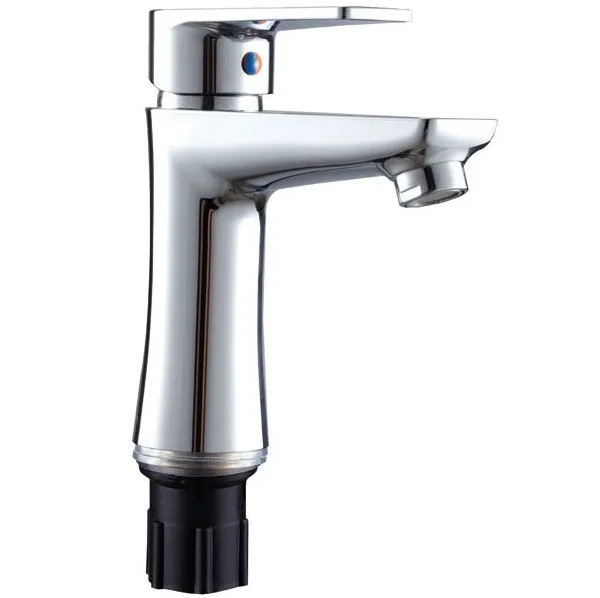 Смеситель для умывальника, PLAMIX Oscar-001 Chrome, (гайка, Ø35, без подводки) (30шт/ящ)