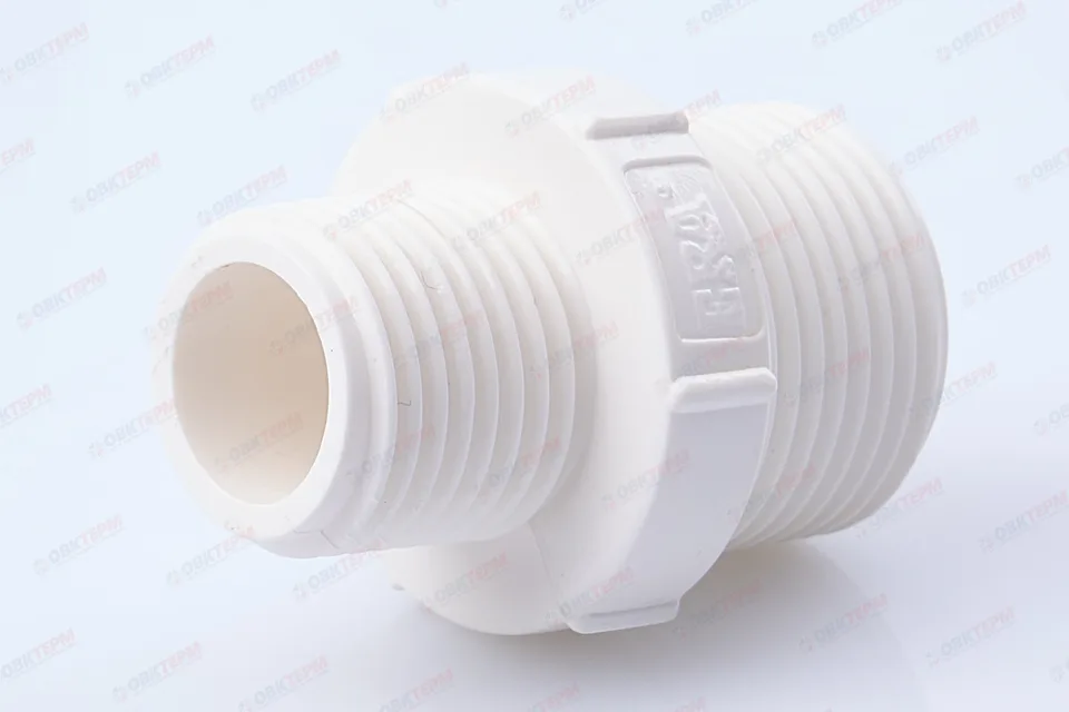 Ниппель пластиковый МАК 1/2" - 3/4" (1шт/500упак)