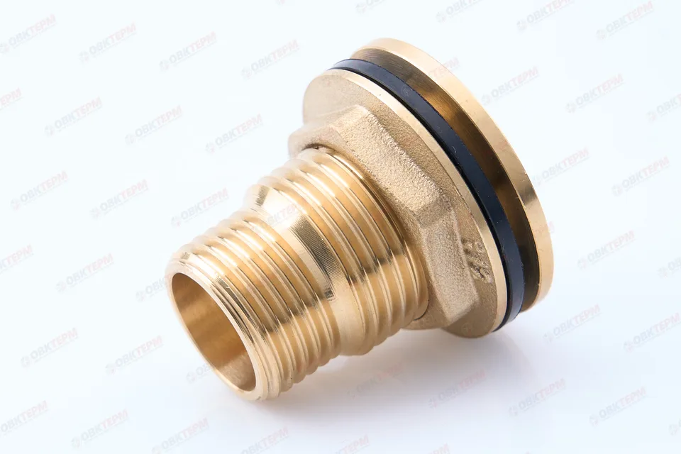 Врезка в ёмкость (контргайка с левой резьбой)   1/2"               TIM    (100/5шт)