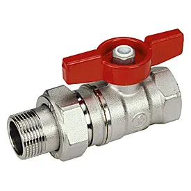 Кран шаровый с американкой  GIACOMINI    3/4"   бабочка          (25 шт)