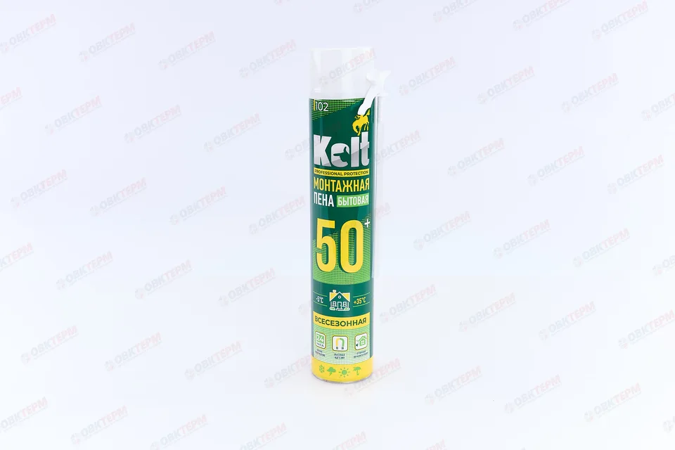 Пена монтажная KOLT 50+ бытовая всесезонная 750 гр (руч)