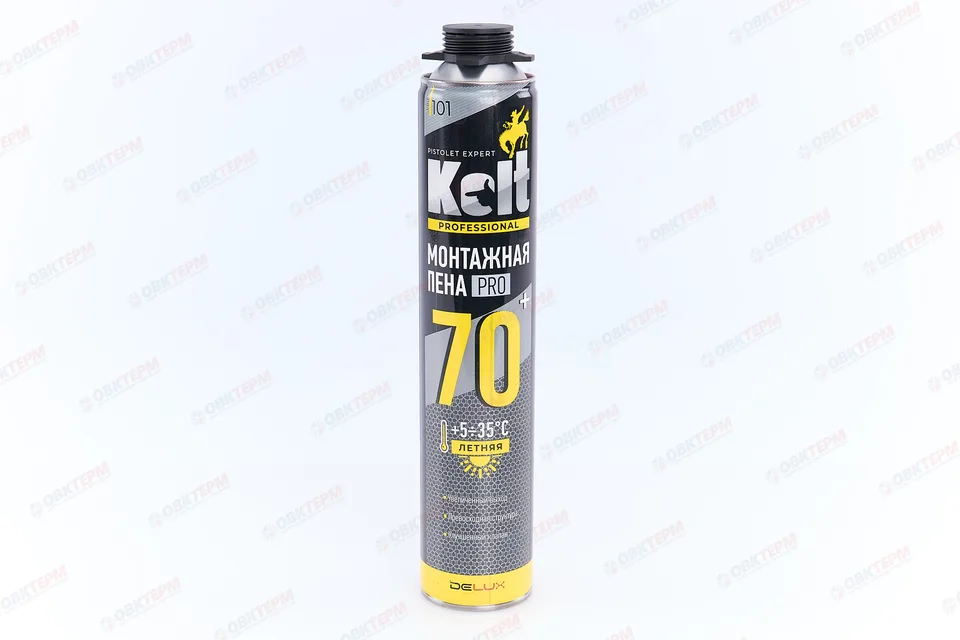 Пена монтажная KOLT PRO 70+ Летняя 1 кг (пистолет)