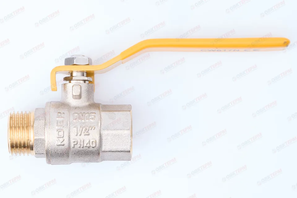 Кран шаровый    KOER/NOLF  ГАЗ     1/2" ВН   ручка   усиленный  (80/20)