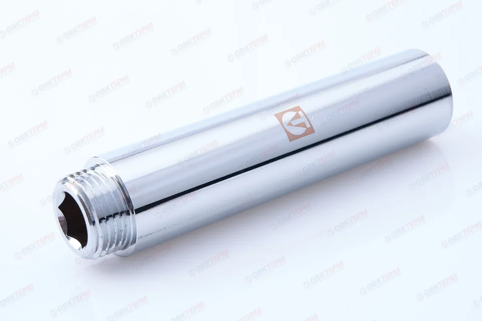 Удлинитель     1/2" вн*100 мм     хром (Valtec)   (/5шт)
