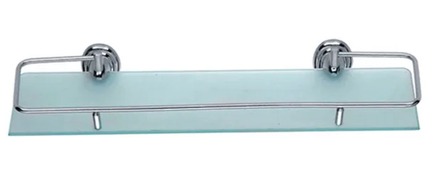 Полка одинарная с откидным ограничителем 520х120мм  ZERIX LR1507-1    (10 шт/ящ)