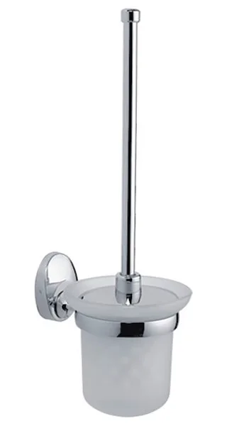 Ершик настенный с крышкой (стекло) ZERIX LR3310 (Z3319) (40 шт/ящ)