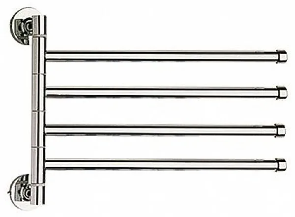 Полотенцедержатель поворотный (4 планки) ZERIX LR114 (Z44-4) (40 шт/ящ)
