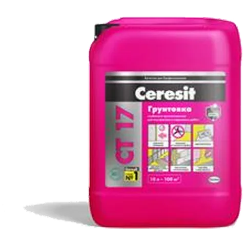 Ceresit Грунтовка CT 17/ 10 л.(60 шт \паллета)