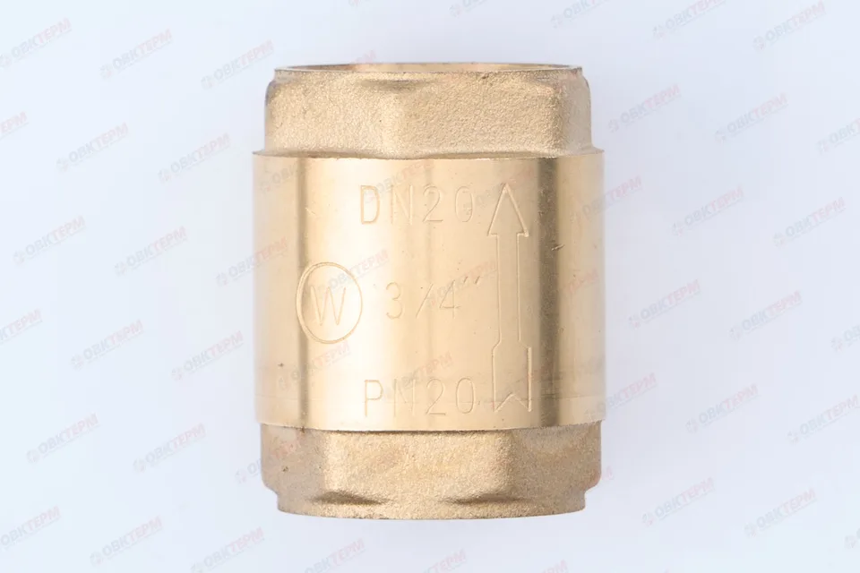 Клапан обратный  EURO    3/4"   (лат.шток)   (100/10)