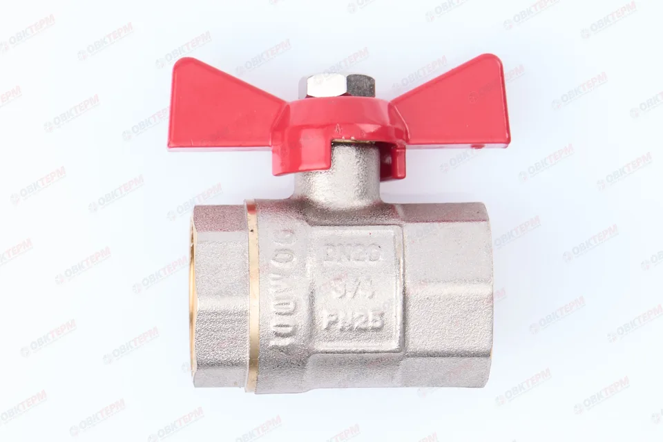 Кран шаровый ТСМ 3/4" ВВ бабочка (120)