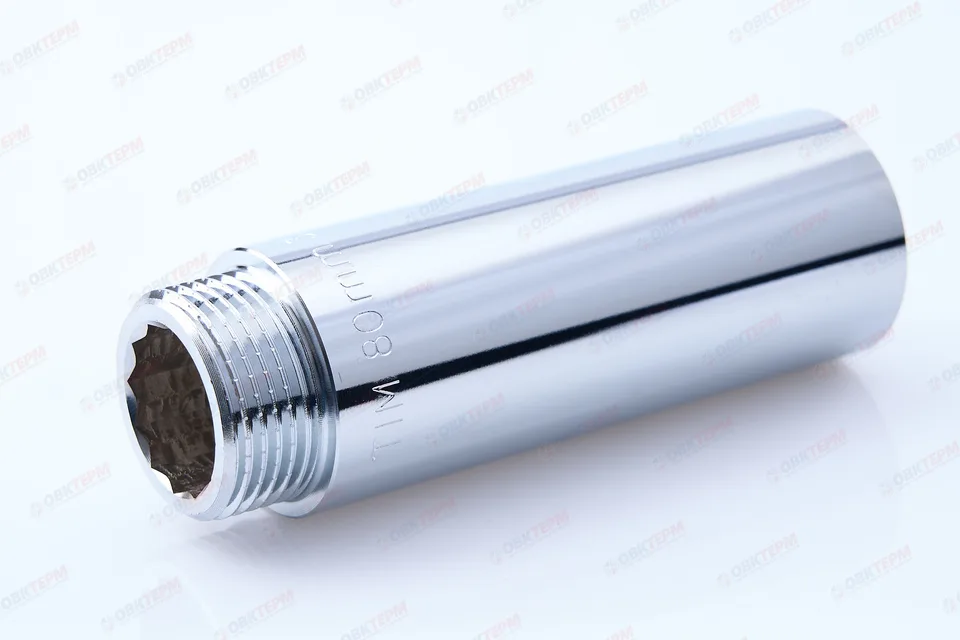 Удлинитель 3/4" , 80 мм, Хром TIM (5шт)