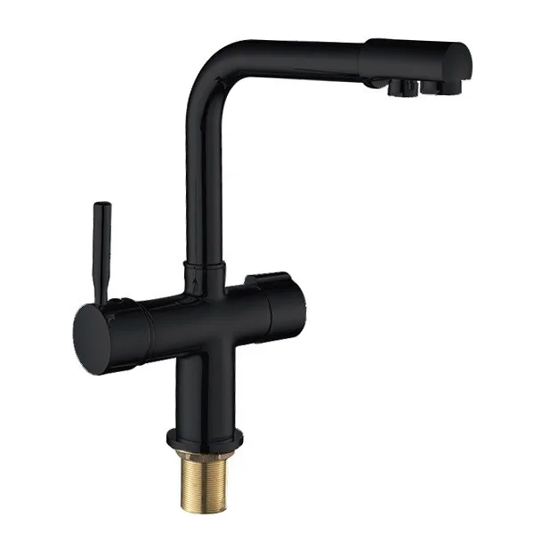Смеситель д/кухни под ФИЛЬТР MIXXUS PREMIUM HANS 021  BLACK Ø35  (8 шт/ящ)