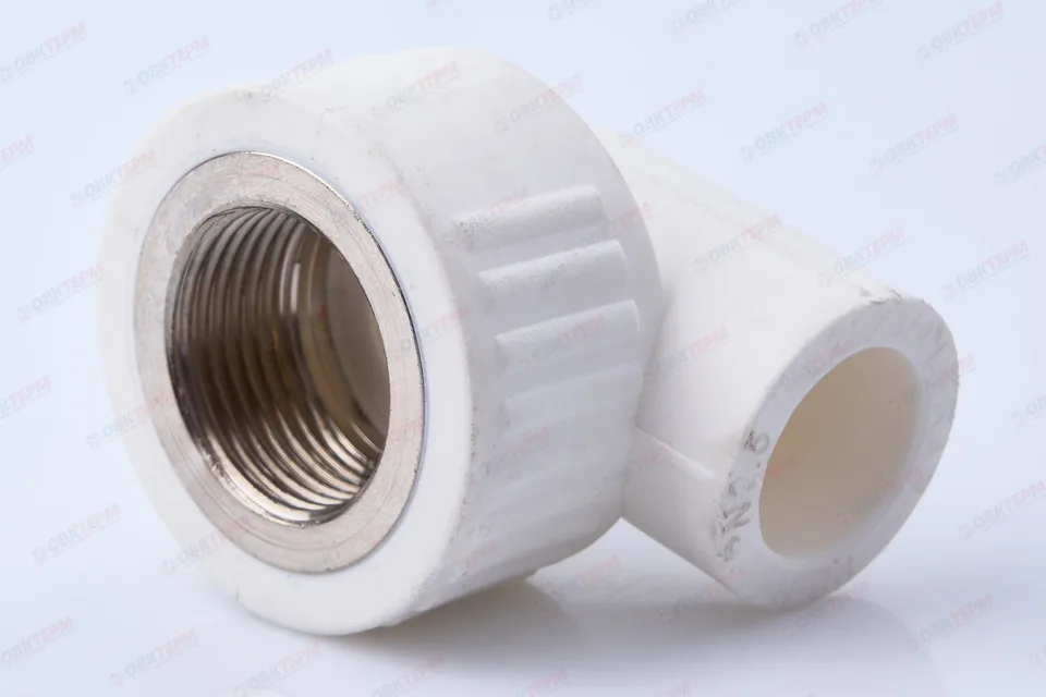 Угол с МРВ  20 * 3/4"      (белый)  (100/10)  (TIM)