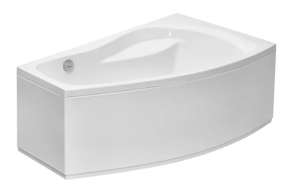 Ванна акрилловая асим Майорка 160*95 XL бел  Пр           SANTEK