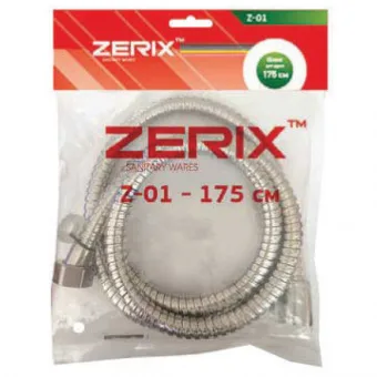 Шланг д/душа ZERIX Chr.Z01 растяжной 175  см  (50 шт/ящ)