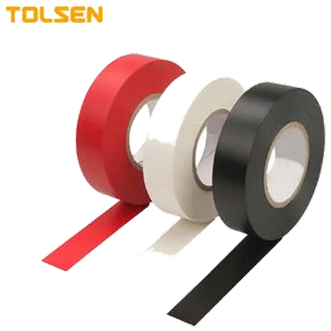 Изолента ПВХ ЧЕРНАЯ, 19мм 0.13мм 9.15м TOLSEN (400шт) 38023