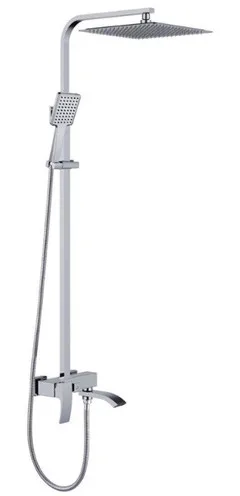 Душ/система GAPPO G2407-11 латунь/хром /лейка 1 реж /тропический душ 300х300мм