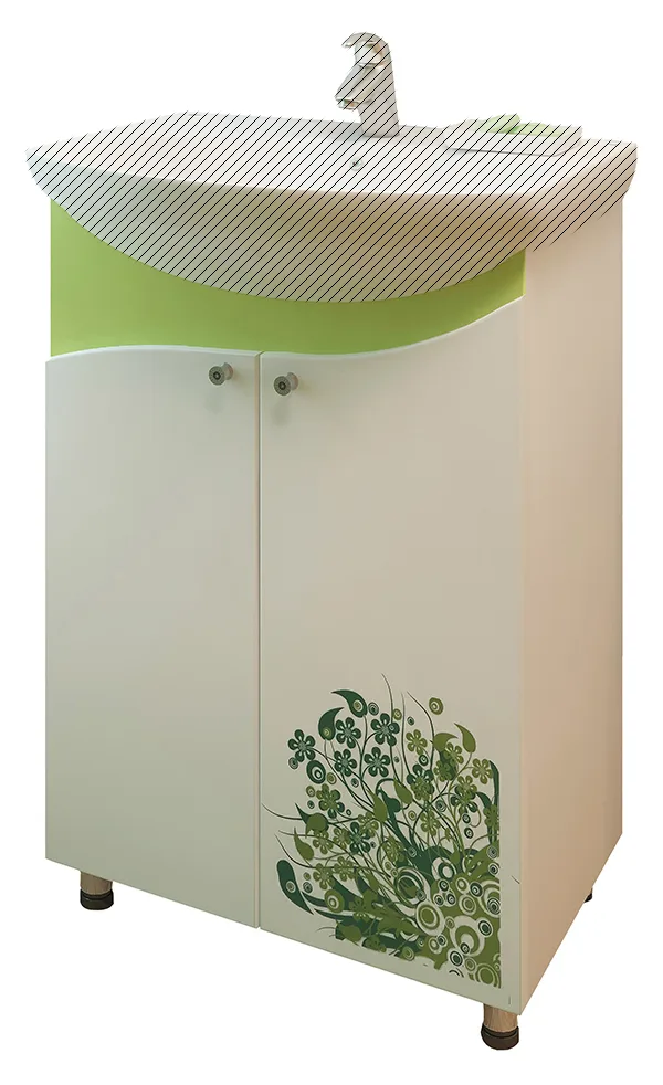 Тумба EvaGold 55 "Spring" (ум Элеганс 55) салат