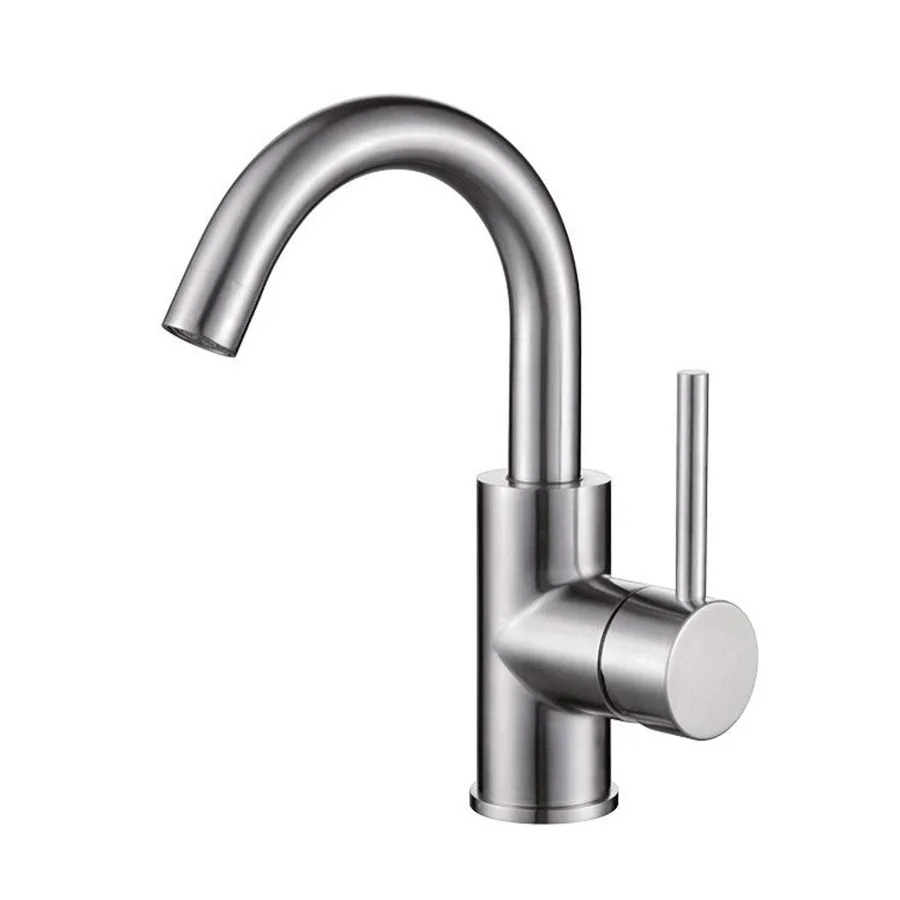 Смеситель д/кухни нерж/сталь MIXXUS SUS 011В (SUS-001-C) Ø40 (20 шт/ящ)