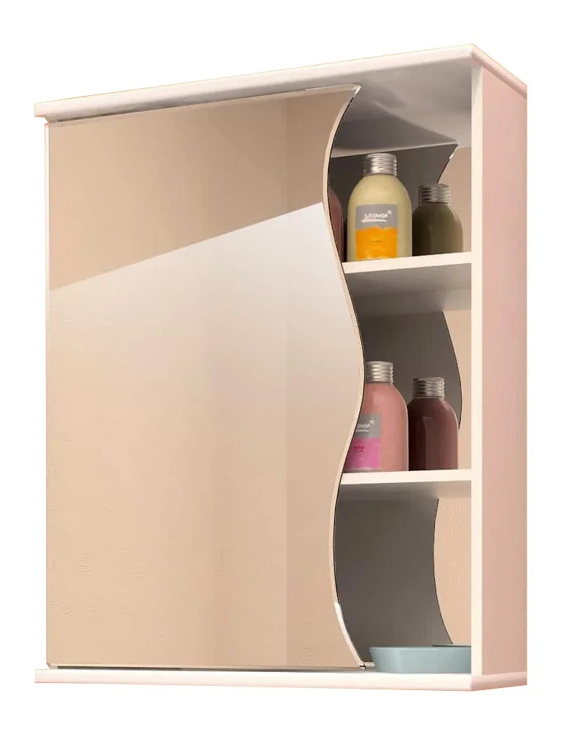 Зеркало EvaGold  55 "Wave"  Сосна Карелия