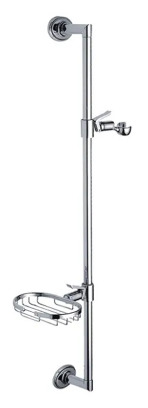Душевая штанга ZERIX SB-001 (LR8006) с мыльницей (без шланга и лейки)  (12 шт/ящ)
